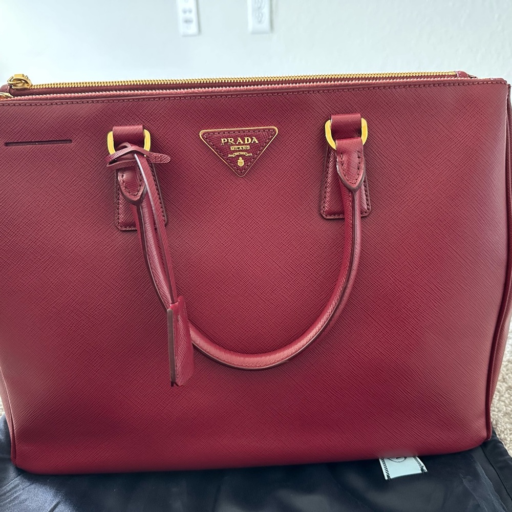 Prada Saffiano Large Leather Bag